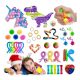 ZESTAW ANTISTRES IGRAČAKA FIDGET TOYS BUBBLE 40 kom