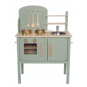 Zelena szałwia dječja drvena kuhinja, Ja