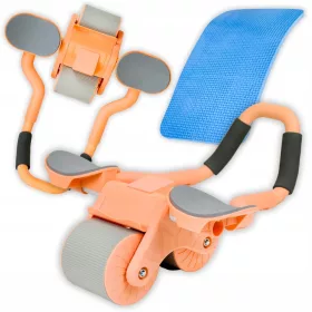    ROLLER ABS TRENAŽER ZA TRBUŠNJAKE MIŠIĆE PILATES FITNESS VJEŽBE PODLOGA ZA TOČAK