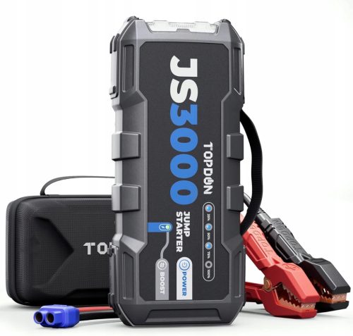 TOPDON JS3000 Vrhunski Akumulator za Pokretanje 3000A s Power Bank funkcijom