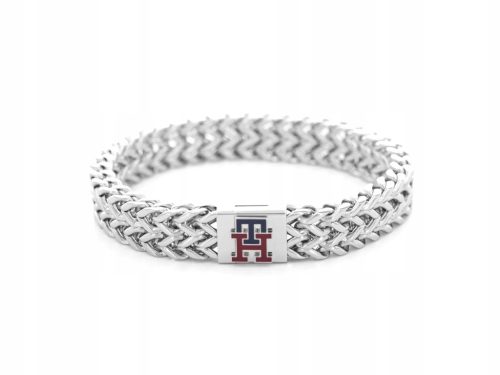 MUŠKA NARUKVICA TOMMY HILFIGER 2790462 SREBRNOG TONA, MODERAN NERĐAJUĆI ČELIK