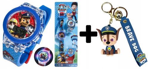 PAW PATROL elektronički dječji sat za dječake i djevojčice + PRIVJESAK ZA KLJUČEVE