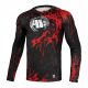  Muški rashguard s dugim rukavima Pitbull Rashguard Blood Dog II crni XXL
