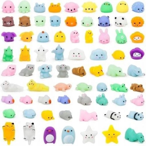 72 MOCHI SQUISHY FIDGET TOY SMASHES, paket od 72 komada