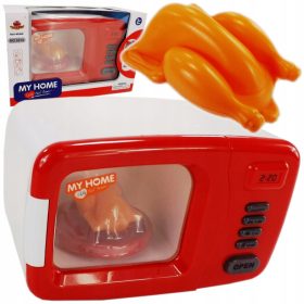 Kuhinja za djecu Luxma 3214CZ crvena mikrovalna pećnica