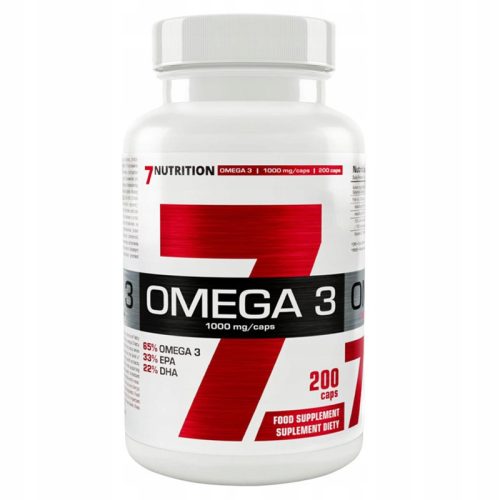 7Nutrition Omega 3 – 200 kapsula za zdravlje srca i krvotoka
