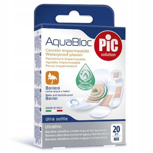 Pic Rješenje Aquabloc flasteri sortirani miks 20 kom.