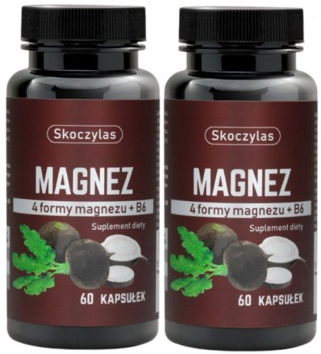 Magnez i Vitamin B6 u 4 oblika - 60 kapsula za smanjenje umora