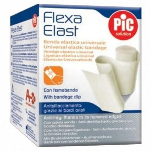 PIC FlexaElast Elastični zavoj srednjeg pritiska 7 cm x 4,5 m sa kopčom, 1 kom
