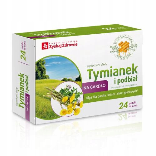 Zdravstveni dodatak Gain Health Timijan i podbjel - 24 tablete
