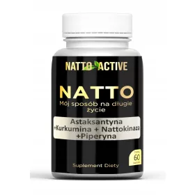   NATTO Active s astaksantinom, kurkuminom i piperinom - 60 kapsula
