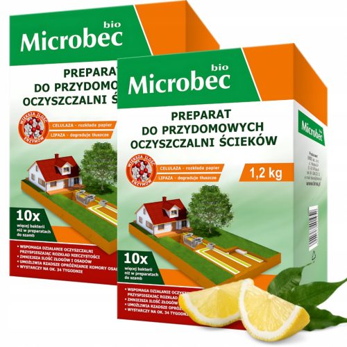 Preparat za septičke jame Microbec Bio Aktivator 1200 g x2