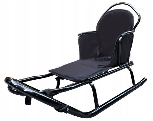Premium Kvaliteta Metalnih Sanjki SPORTLINE FAST sa Naslonom za Leđa i Madracem do 150 kg