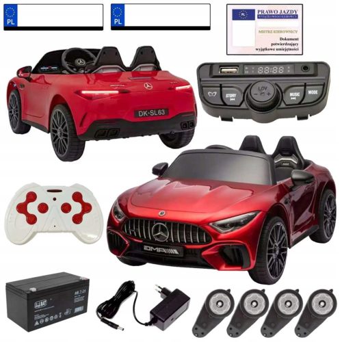  Mercedes AMG SL63 auto na akumulator, crveno obojen