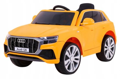 Luksuzni Električni Audi Q8 za Djecu Žute Boje s Daljinskim Upravljačem i MP3 Playerom