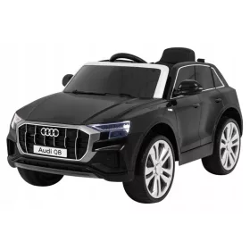    Dizalica za akumulator Audi Q8 za djecu crna + daljinski upravljač + EVA + besplatan start +