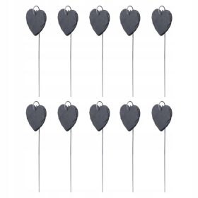    Etikete za biljke otporne na vremenske uvjete, kućna šipka od nehrđajućeg čelika u obliku srca za vrt