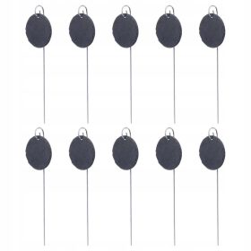    Vodootporne etikete za biljke, okrugle vrtne oznake od nehrđajućeg čelika