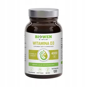 BIOWEN Vitamin D3 u kapsulama - 120 kapsula, 4000 IU