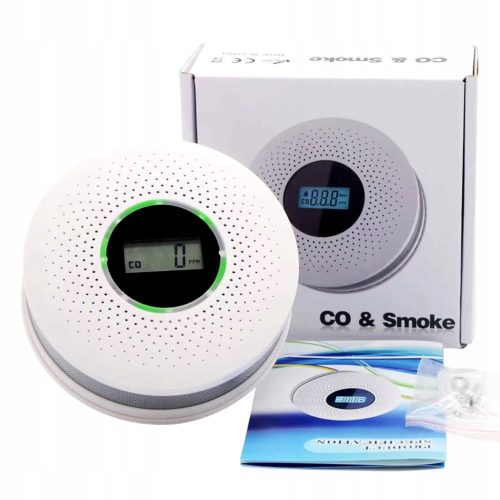  Dim i ugljični monoksid Detektor ugljičnog monoksida CO 2u1 LED detektor + signal