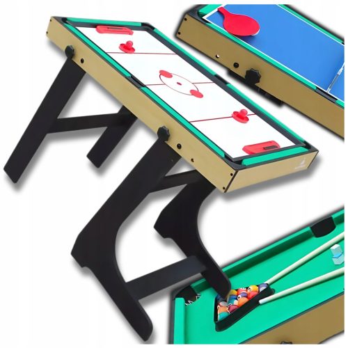  SKLOPIVI STOL ZA IGRE 3u1 BILIJAR HUMBERGOT PING PONG