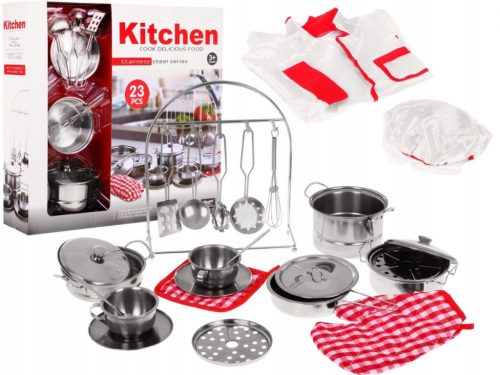 Dječji kuhinjski set od nehrđajućeg čelika ZDZ.555-BX009