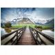  Vrhunska drvena slagalica za odrasle Bridge A3 Landscape Large Geometric
