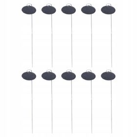    Etikete za biljke 10 kom. Viseće etikete od škriljevca Vrtni znakovi od škriljevca za ovalne...