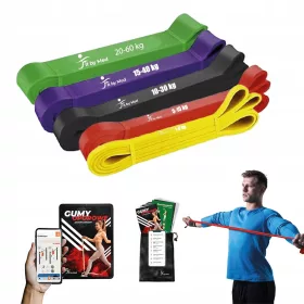    SET OD 5 POWERBAND TRAKA ZA OTPOR VJEŽBANJA fitness trake VISOKE KVALITETE