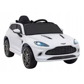   Aston Martin DBX Električni Dječji Automobil Bijeli Pilot EVA Sjedala Besplatno