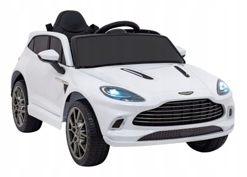 Aston Martin DBX Električni Dječji Automobil Bijeli Pilot EVA Sjedala Besplatno
