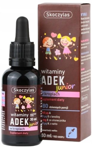 Witaminy ADEK Junior - Suplement Za Djecu, 30 ml
