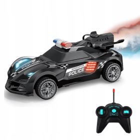   RC AUTO POLICIJSKI RACER SA DALJINSKIM SVJETLIMA S EFEKTOM DIMA