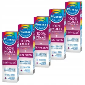   Plusssz 100% Multivitamin + Ginseng: 20 šumećih tableta za odrasle
