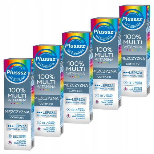 Plusssz 100% Multiwitamina za muškarce Complex - 20 šumećih tableta