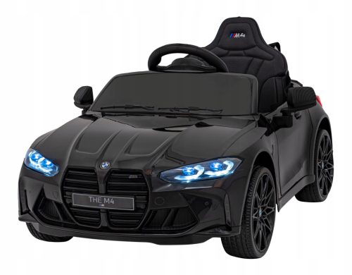  Auto na baterije BMW M4 2X45 WATT baterija 12V 14Ah kožni daljinski upravljač crni