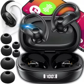    Bežične Bluetooth 5.3 in-ear gaming slušalice, crne Lenovo LP75
