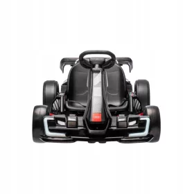    Vozilo Audi Go Kart na baterije s funkcijom drifta Crni MP3 LED EVA