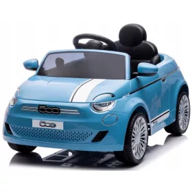    Auto na akumulator FIAT 500 Elektro ride-on - svijetlo plavi