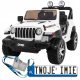  Jeep Wrangler Rubicon na baterije za djecu bijeli + daljinski upravljač + MP3 radio