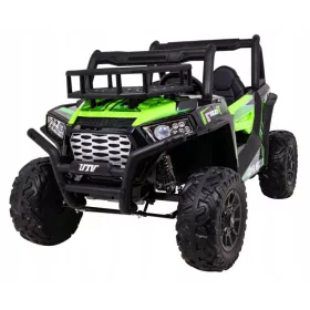    Buggy UTV Terensko vozilo za djecu Green + Daljinski upravljač + Nosač prtljage + Besplatan start +