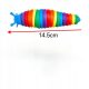 Dekompresivna igračka Gusjenica Fidget Slug od 18 cm, simpatični dekompresor