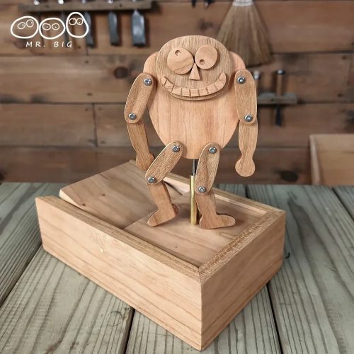 Funny Dancing Wooden Man Toy