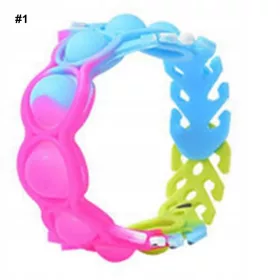   Jednostavna Pop It Dimple narukvica za ruke protiv stresa Fidget igračka za sport Stress Relief
