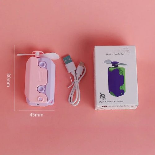 3D Tiskani Mini Ventilator s Nožem od Mrkve