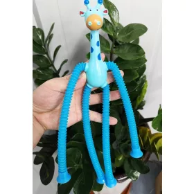   Nova čarobna senzorska plastična igračka Giraffe Led Magic Sensory Stretch s vakuumskim prijanjanjem
