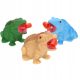 STRESS RELIEF GUM DINOSAUR SQUEEZE TOYS MIX 12 PIECES
