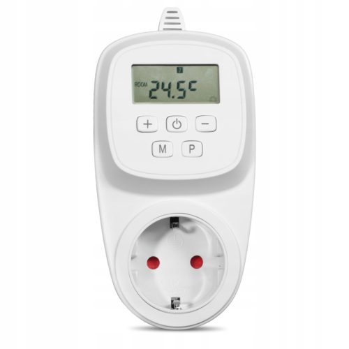 Termostat Weber TH12WF za utičnicu s tjednim programatorom za kontrolu temperature