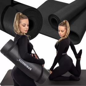  Springos prostirka za vježbanje 183 cm x 61 cm crna