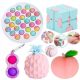 FIDGET IGRAČKA PUSH BUBBLE SIMPLE DIMPLE SET 5 KOM